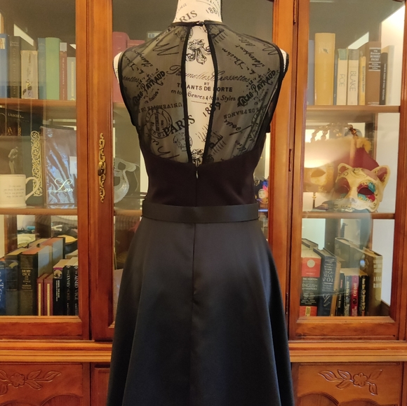 NWOT Black Cocktail Dress - Picture 3 of 6